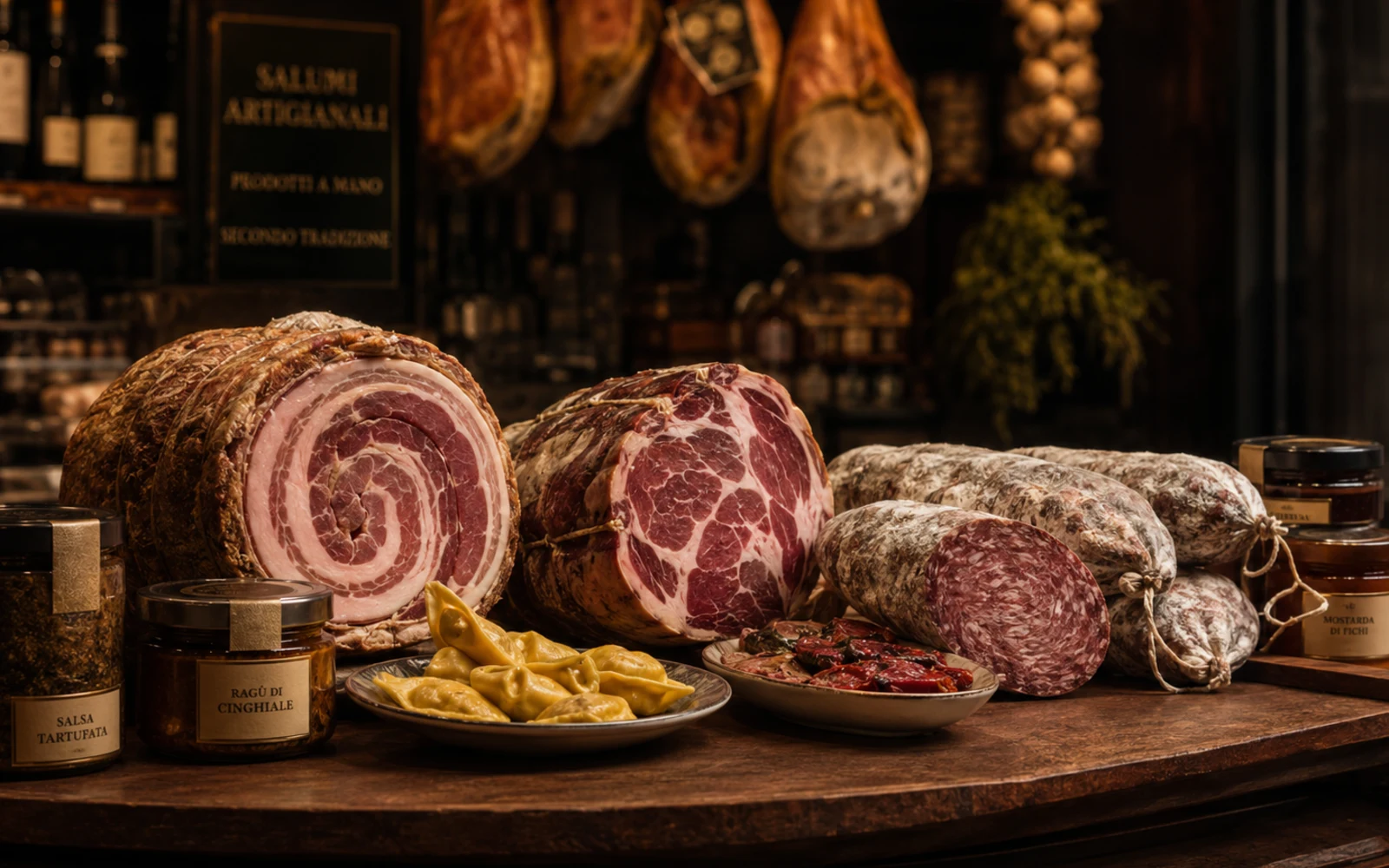 Spazio predisposto per un dettaglio della bottega